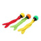 Diving Toys, PVC Swimming Pool Toy Sea Plant Shape Diving Toys, Green + Red + Yellow Swimming Training Diving Toys