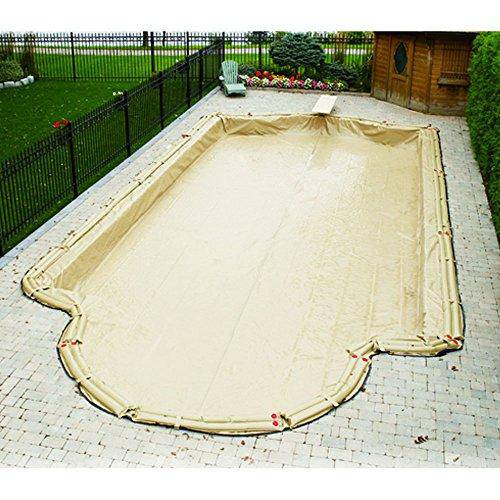 Doheny's Commercial-Grade Water Tubes/Bags for In-Ground Pools | Up to 24-Ga. Super-Duty UV-Protected Vinyl Material (8' Super Duty 24-Ga. Double Chamber - 12 Pack, Tan)