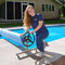Doheny's In-Ground Solar Cover Reel Systems (Fits Pools Up to 22' Wide, Premium Stainless Steel)