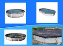 Doheny's Professional Grade Leaf Nets for Above Ground Pools | Makes Clean-Ups Fast! | Versatile, Lightweight and Durable | Keeps Leaves Out of Your Pool! (24' Round, Economy)