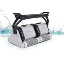 DOLPHIN C6 Plus Commercial Automatic Robotic Pool Cleaner with an Extra-Wide Cleaning Path, Four Scrubbing Brushes and High-Capacity Filtration, Ideal for Institutional Swimming Pools up to 121 Feet.