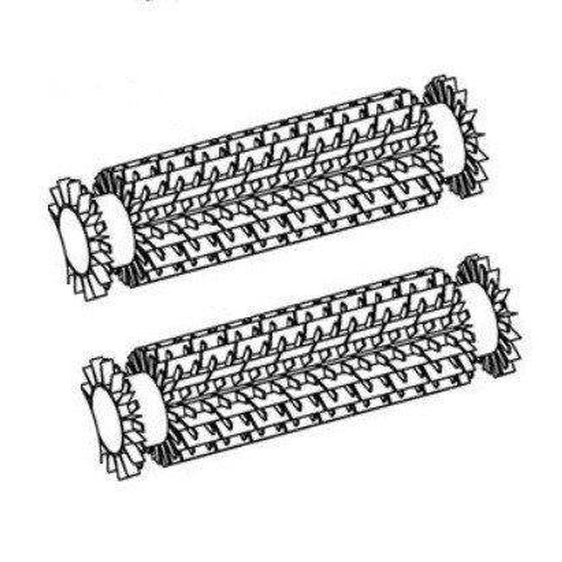 Dolphin Maytronics Genuine Nautilus Triton Climbing Brushes- Light Blue 2-Pack 6101609-R2