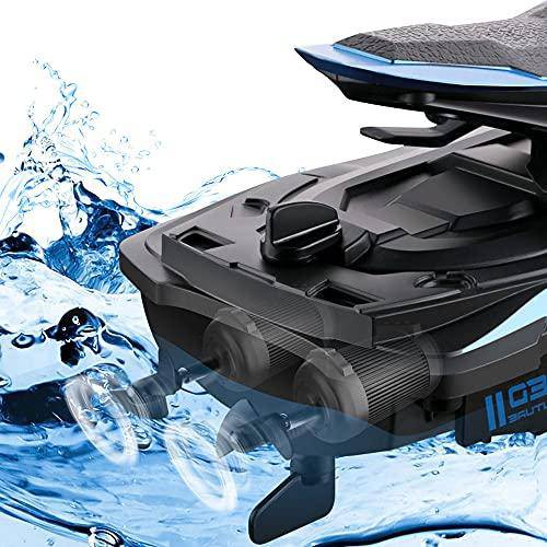 DONGKUI 1:14 Scale Remote Control Boat Anti-Collision RC Ship High-Speed Racing Boats for Pool/Lake/Pond/Outdoor Summer Water Speed Ferry Toys Birthday Surprise Gifts for Kids and Adults