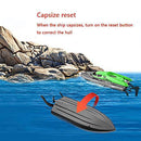 DONGKUI Double Waterproof Remote Control Boat Water Cooling Cooling RC Ship Racing Boats Rolling Reset for Pool/Lake/Pond/Outdoor Summer Water Speed Ferry Toys Birthday Surprise Gift for Kids