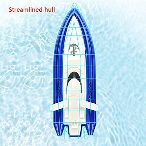 DONGKUI Drifting RC Ship Remote Control Boat High-Speed Racing Boats for Pool/Lake/Pond/Outdoor Summer Water Speed Ferry Toys Birthday Surprise Gifts for Kids and Adults