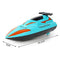 DONGKUI Low Battery Prompt RC Ship Remote Control Boat Anti-Collision Racing Boats for Pool/Lake/Pond/Outdoor Summer Water Speed Ferry Toys Birthday Surprise Gifts for Kids and Adults
