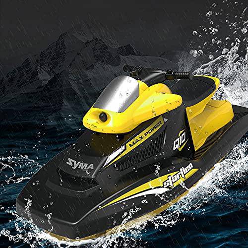 DONGKUI Low Battery Warning Remote Control Boat RC Ship Anti-Collision Racing Boats for Pool/Lake/Pond/Outdoor Summer Water Speed Ferry Toys Birthday Surprise Gifts for Kids and Adults