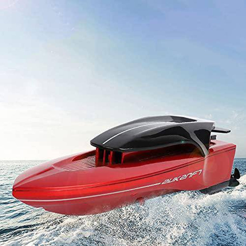 DONGKUI Mini RC Ship Remote Control Boat High-Speed Racing Boats for Pool/Lake/Pond/Outdoor Summer Water Speed Ferry Toys Birthday Surprise Gifts for Kids and Adults