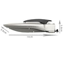 DONGKUI RC Ship with Light Mini Racing Boats Remote Control Boat for Pool/Lake/Pond/Outdoor Summer Water Speed Ferry Toys A Birthday Surprise Gift for Kids and Adults