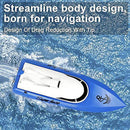 DONGKUI Remote Control Boat Wireless Racing Boats 4-Channel RC Ship for Pool/Lake/Pond/Outdoor Summer Water Speed Ferry Toys Birthday Surprise Gifts for Kids and Adults