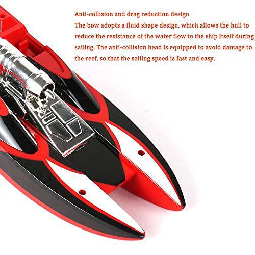 DONGKUI Wireless Racing Boats Water Cooling Device RC Ship Remote Control Boat for Pool/Lake/Pond/Outdoor Summer Water Speed Ferry Toys Birthday Surprise Gift for Kids and Adults
