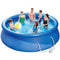 DPPAN 10ft x 30 in Above Ground Pool, Inflatable Swimming Pool for Kids Adults, Outdoor Backyard Swimming Pool & Outdoor Water Toys, for Backyard Garden Patio,Blue