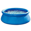 DPPAN Round Swimming Pools, 12ft x 30 in Above Ground Pool with Pump, Portable Outdoor Backyard Swimming Pool & Outdoor Water Toys, for Backyard, Adults, Kids, Outdoor,Garden Lawn,Blue