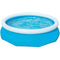 DPPAN Round Swimming Pools, 12ft x 30 in Inflatable Swimming Pools for Kids and Adults Above Ground, Swimming Pool & Outdoor Water Toys, for Backyard Garden Patio,Blue