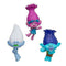 DreamWorks Trolls Soft and Flexible Dive Characters Guy Diamond,Poppy and Branch, Set of 3, each 4.5 inches Tall