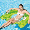 DSFV Swimming Pool Floating Hammock, Inflatable Floating Raft, Summer Swimming Pool Inflation Floating Bed Float Pool Lounge Floating Chair Float Recliner Water Toy