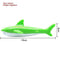 dTrend 4Pcs Summer Diving Toy Set Kids Ocean Shark Throwing Toys Fun Swimming Pool Diving Game Toys for Children