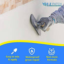 E-Z Patch 4 White Pool Tile Grout for DIY & Pro Repairs - Color Adjustable Grout Refresh (3 lb)