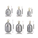 East buy - Fishing Sinker - 12pcs/18pcs Eco-Friendly Fishing Sinker Iron Weight Fish Casting Tool Set with Box(12PCS)