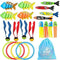Ecledo 20pcs Diving Pool Toy for Kids Underwater Children's Toys Summer Fun Underwater Sinking Swimming Pool Fish Toys Gift Set