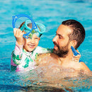Ecledo 25pcs Diving Pool Toys Underwater Swim Toys Pirate Treasures Jellyfish Tropical Fishes Diving Rings Sharks and Fishing Net for Pool Games Play for Kids