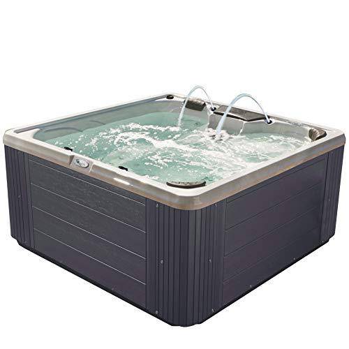 Essential Hot Tubs 30-Jets 2021 Adelaide Hot Tub, Seats 5-6, Gray