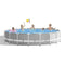 Eummit Swimming Pool Thick Pipe Rack Oversized Adult Children's Pool, Paddling Pool Family Size 549cm 122cm