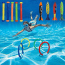 Eyicmarn Pool Diving Toys Kids Funny Diving Rings Torpedo Sticks Balls Swimming Dive Toy for Girls Boy (Multicolor, 3)