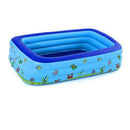 Family Inflatable Swimming Lounge Pool Air Swimming Pool Inflatable Swimming Pool Increase Family Swimming Pool Family Paddling Pool Swimming Pool Ocean Ball Swimming Pool for Toddlers, Kids & Adults