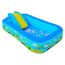 Family Inflatable Swimming Lounge Pool Children's Inflatable Swimming Pool Summer Bath Tub Ocean Ball Pool Toddler Outdoor Toys Outdoor, Garden, Backyard for Toddlers, Kids & Adults Oversized Kiddie P