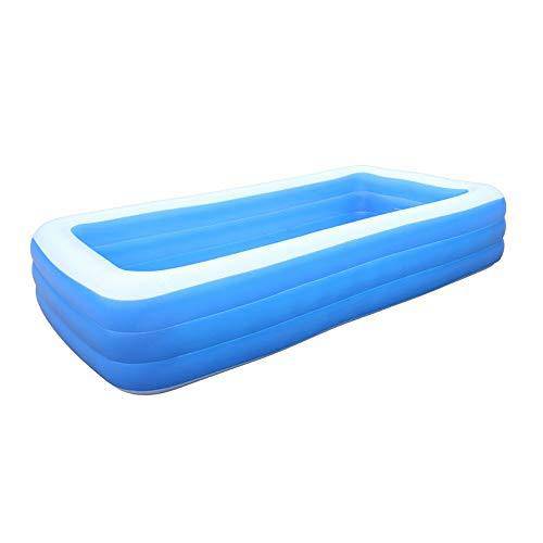 Family Inflatable Swimming Lounge Pool Foldable Thickening Baby Ocean Ball Pool Home Inflatable Bathtub Children Bathtub Adult Above Ground Swimming Pool Inflatable Game Center for Toddlers, Kids & Ad