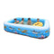 Family Inflatable Swimming Lounge Pool Folding Bathtub Family Lounge Thickened Non-slip Ground Swimming Pool Heaven Large Adult Paddling Pool Inflatable Swimming Pool Children Fishing Pool for Toddler