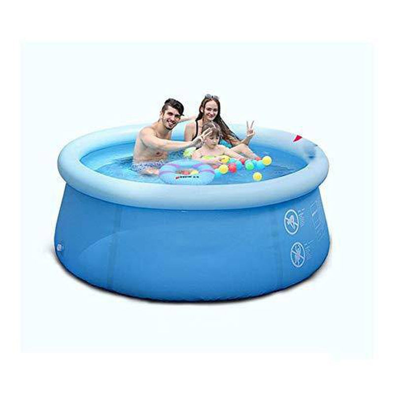 Family Inflatable Swimming Lounge Pool Household Paddling Pool Adult Inflatable Thickened Swimming Pool Oversized Outdoor Children's Ocean Ball Pool Indoor Family Swimming Barrel for Toddlers, Kids &