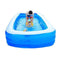 Family Inflatable Swimming Lounge Pool Inflatable Swimming Pool for Kids and Adults Family Interaction Summer Pool Party Blow Up Pool Garden Water Play 300x187x65 Cm for Toddlers, Kids & Adults Oversi