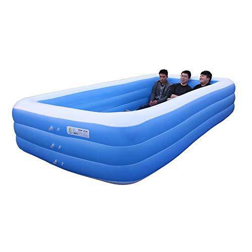 Family Inflatable Swimming Lounge Pool Large Inflatable Swimming Pool Oversized Ocean Ball Pool Adult Paddling Pool Inflatable Game Center Family Thickened Folding Bath Barrel for Toddlers, Kids & Adu