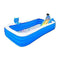 Family Inflatable Swimming Lounge Pool Large Outdoor Inflatable Swimming Pool Adult and Children Summer Water Party Game Blue Size Is 360x190x65 Cm for Toddlers, Kids & Adults Oversized Kiddie Pool