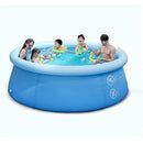 Family Inflatable Swimming Lounge Pool Outdoor Super Atmospheric Cushion Swimming Pool Paradise Children Ocean Ball Pool Home Inflatable Swimming Pool Adult Thickened Paddling Pool for Toddlers, Kids