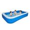 Family Inflatable Swimming Lounge Pool Oversized Outdoor Children's Ocean Ball Pool Adult Inflatable Thickened Swimming Pool Home Paddling Pool Indoor Family Swimming Bucket for Toddlers, Kids & Adult