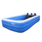 Family Inflatable Swimming Lounge Pool Pools for Kids and Adults - Family Interaction Summer Pool Party Blow Up Pool - Suitable for Outdoor, Garden, Backyard 153x79x27 Inch for Toddlers, Kids & Adults