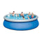 Family Inflatable Swimming Lounge Pool Swimming Pool Full-Sized Inflatable Lounge - Above Ground Family Interaction Summer Water Party Garden, Backyard Portable for Toddlers, Kids & Adults Oversized K