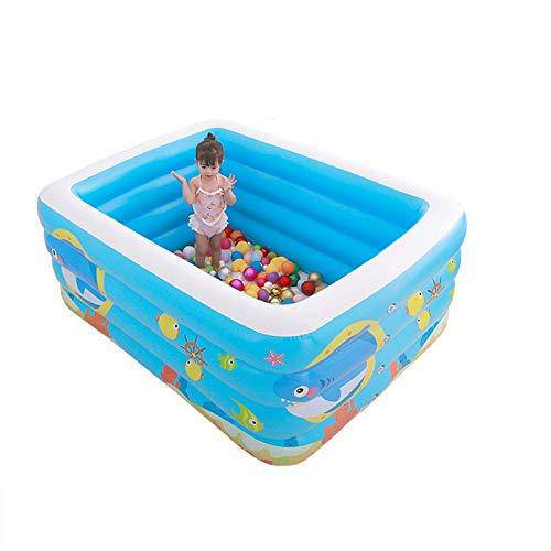 Family Inflatable Swimming Pool, Marine Ball Pool for Kids Adult Outdoor Garden Backyard Summer Water Party