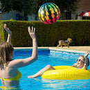 Fashion888 Swimming Pool Toy Ball, 9" Inflatable Swimming Pool Ball Toys, Underwater Game Swim Fitting Teen, Adult, Adult Underwater Pass, Drum, Diving and Billiard Game Ball