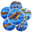 FC Floating Bed,Inflatable Sun Lounger Swimming Pool Air Bed Beach Mat Water Hammock Floating Relaxing Beach Lounge Outdoor Bed