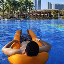 FC Floating Bed,Inflatable Sun Lounger Swimming Pool Air Bed Beach Mat Water Hammock Floating Relaxing Beach Lounge Outdoor Bed