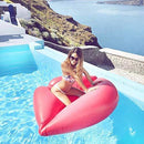 FC Portable Inflatable Floating Bed Floating Row, Foldable Adult Children Water Cushion Recliner, Swimming Pool Water Hammock Water Chair Water Bed Thickening PVC 180x160cm