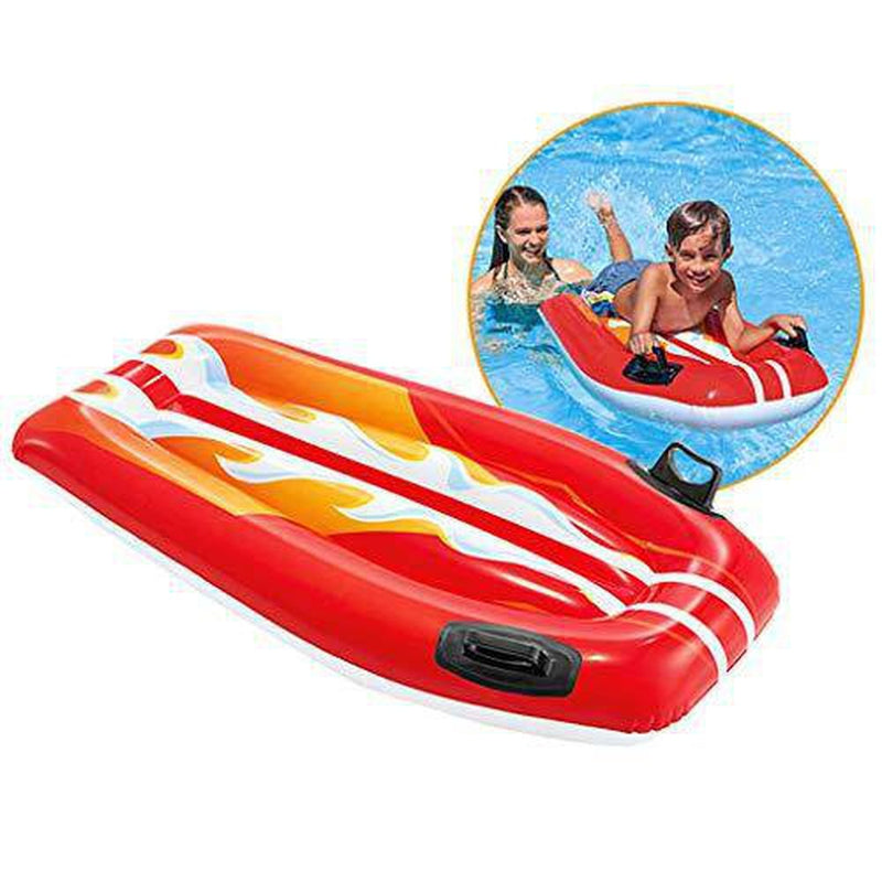 FC Portable Inflatable Water Floating Bed Floating Row, Foldable Adult Child Swimming Pool Hovercraft Surfing Pedal, Inflatable Water Toy Water Hammock Water Bed Water Sofa Water Recliner