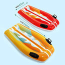 FC Portable Inflatable Water Floating Bed Floating Row, Foldable Adult Child Swimming Pool Hovercraft Surfing Pedal, Inflatable Water Toy Water Hammock Water Bed Water Sofa Water Recliner