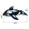 FDF PVC Inflatable Pool Float, Whale-Shaped Mount Toy, Adult Swimming Pool Inflatable Cushion, Children's Water Air Sofa, Make You Happier in The Water