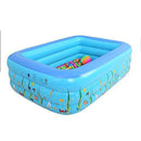 FHISD 120/150cm Children Bathing Tub Baby Home Use Paddling Pool Inflatable Square Beach Swimming Pool Kids Inflatable Pool-150x110x55cm (Color : 150x110x55cm)