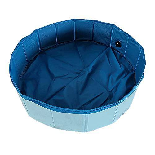 FHISD Bathing Tub Indoor Outdoor Pool,Inflatable Swimming Pool Adults with Pump,Pet Pool, Dog cat Bath Pool-red_120 x 30cm